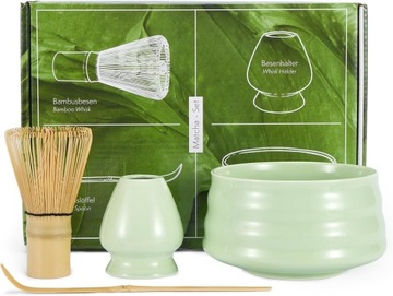 CHASEN Bamboo Whisk Венчик для матча Матча 4в1 Премиум набор
