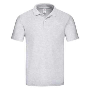 KOSZULKA Polo ORIGINAL Fruit of The Loom grey S