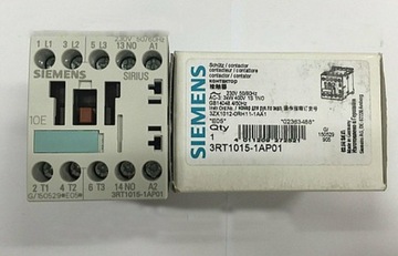 Stycznik 3Kw 3P 400V 3RT1015-1AP01 SIEMENS