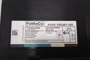 MODUL POHODĚ FORD KUGA II (DM2) AV6N19G481AM 2.0L DIESEL 110KW 2015