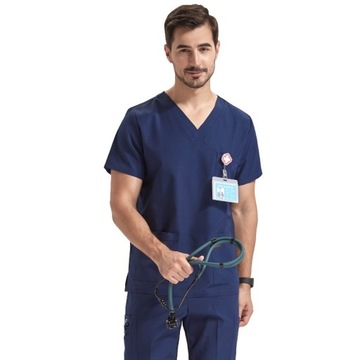 KOMPLET MEDYCZNY KOSZULKA SPODNIE UNIFORM MĘSKI S-XXL