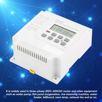 WŁĄCZNIK WYŁĄCZNIK CZASOWY TRÓJFAZOWY 380V TM-613 16A 50-60HZ
