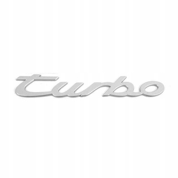 Emblemat na tył Porsche 944 Turbo 951 SREBRNY