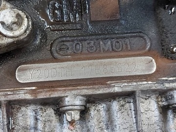 Двигатель Opel Zafira A (T98) MPV Vectra C 2.0 DTI 16v (F75) Y20DTH 101KM