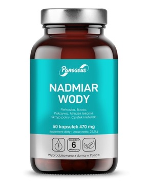 Nadmiar wody 50 kapsułek Panaseus