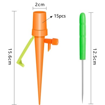 ZESTAW DO AUTOMATYCZNEGO PODLEWANIA REGULOWANY 15SZTUK