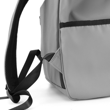 Рюкзак Himawari 1884 для ноутбука 15,6 16,4 USB городской водонепроницаемый j/серый