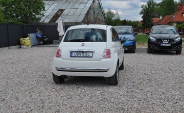 Fiat 500 II Hatchback 3d 1.4 100KM 2008 Fiat 500 LOUNGE 1.4 Benzyna Panorama otwierana, zdjęcie 7