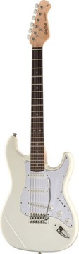 Gitara elektryczna Harley Benton ST-20 WH SSS + kabel