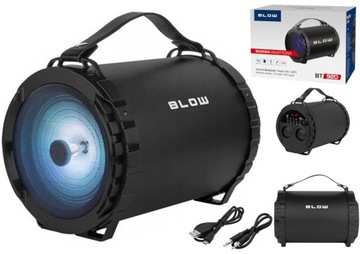 GŁOŚNIK PRZENOŚNY BOOMBOX RADIO MP3 BLUETOOTH