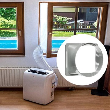 Интерфейс выхлопного канала для квадратного выхлопного шланга портативного кондиционера