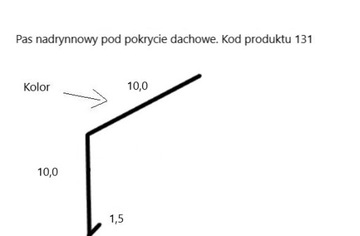 DRIP DRIP STRIP для ТРАПЕЦИАЛЬНОГО ЛИСТА 2 м