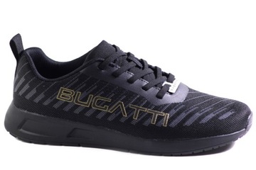 PÓŁBUTY BUGATTI 98003-6900 BLACK SPORTOWE MĘSKIE