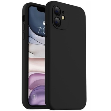 Etui do iPhone 11 | CANDY CASE | Silikonowe Matowe Czarne