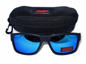 OKULARY POLARYZACYJNE NERD KLASYCZNE MĘSKIE BLUE