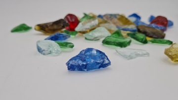 СТЕКЛОБЛОКИ БИРЮЗОВЫЙ КАМЕНЬ СТЕКЛО ДЛЯ ГАБИОНОВ 1кг СОВРЕМЕННЫЙ КРАСИВЫЙ