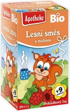 BIO herbata DLA DZIECI OWOCE LEŚNE MALINA 20T EKO