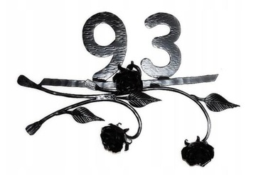 Numer na dom ozdobny kuty