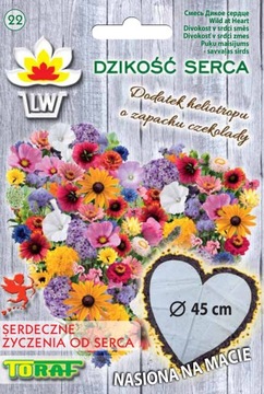 NASIONA NA MACIE DZIKOŚĆ SERCA 45cm TORAF