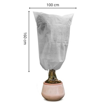 РУКАЗ ЗИМНИЙ ЗАЩИТНЫЙ для растений 1 шт АГР ТКАНЬ НЕТКАНАЯ 50г КАПЮШОН БЕЛЫЙ 1,6х1м