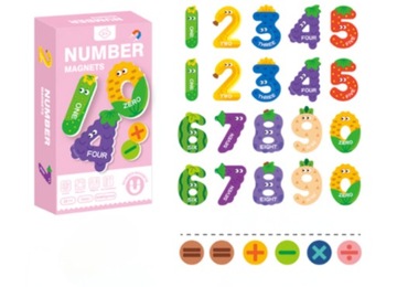 Puzzle Magnetyczne Cyfry Puzzle Zabawka Edukacyjna