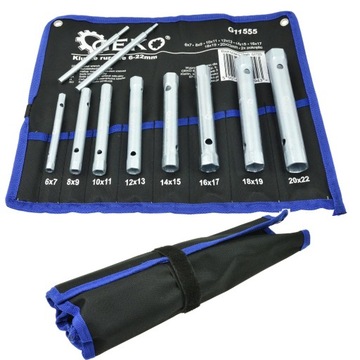 Трубчатые ключи GEKO G11555 6-22 мм