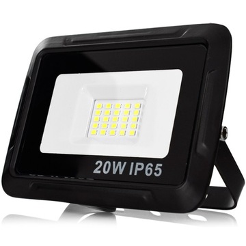 REFLEKTOR CZARNA MOCNA LAMPA NA PODWÓRKO IP65