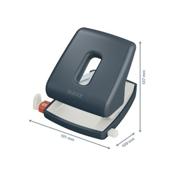 Дырокол Leitz Cozy Velvet Grey