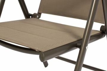 Большой комплект садовой мебели MODENA MAX на 8 человек - коричневый