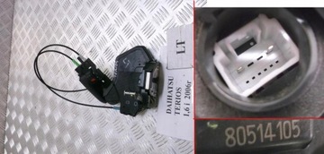 ZÁMEK DVEŘE KLIKA LEVÝ ZADNÍ DAIHATSU TERIOS 06-