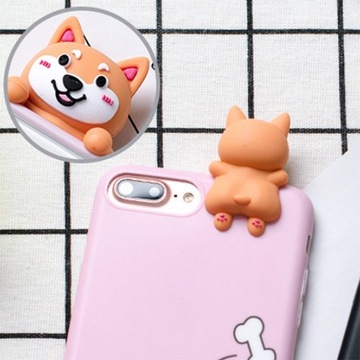 Резиновый чехол DOG 3D Corgi для iPhone 6 и 6s