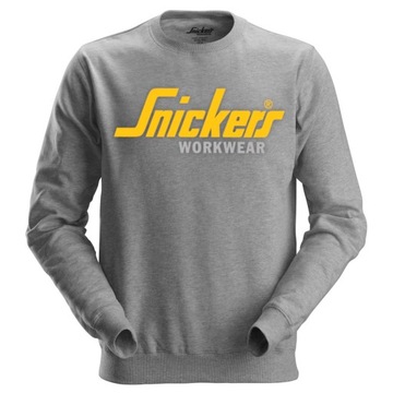 BLUZA SNICKERS EXCLUSIVE LINE BAWEŁNIANA GRUBA SZARA MĘSKA