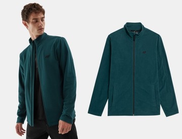 4F POLAR MĘSKI BLUZA POLAROWA ROZPINANA