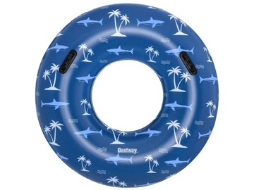 Надувной круг для плавания 119 см синий Bestway 36353
