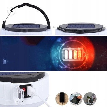 МОЩНЫЙ СОЛНЕЧНЫЙ ФОНАРИК ДЛЯ КЕМПИНГА 3в1 USB