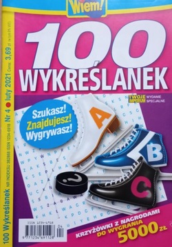 Krzyżówki Wiem! 100 WYKREŚLANEK 4/2021