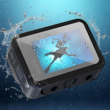 Объектив ЖК-дисплея из закаленного стекла для GoPro Hero 12/11/10/9, черный