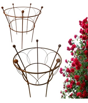 Опора для растений, кустов, опоры для пионов, гортензий, роз, 40-50 см, струбцина