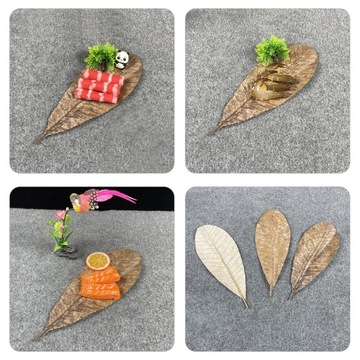 Безопасность+ Японские суши Сашими Листья