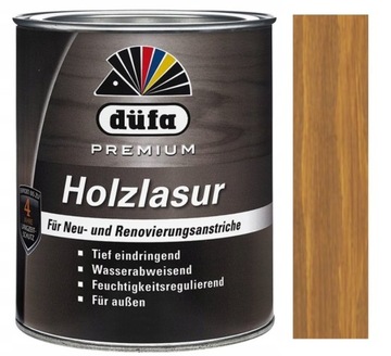 NIEMIECKA LAZURA DUFA HOLZLASUR 5L ORZECH