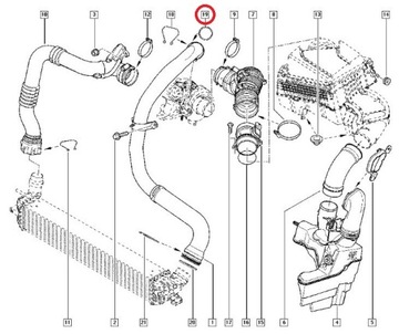 TĚSNĚNÍ TURBO 2.0 DCI LAGUNA III MEGANE SCENIC 3