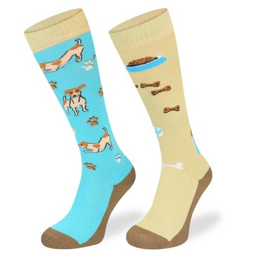 Podkolanówki jeździeckie COMODO SJBW Jack Russell