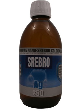 Nano-srebro koloidalne Ag 250 300ml