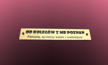 TABLICZKA NA DRZWI MOSIĘŻNA, TRADYCYJNA, GRAWER