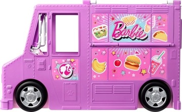 BARBIE FOODTRUCK Furgonetka z lodami GMW07