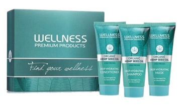 WELLNESS PREMIUM MINI ZESTAW SZAMPON ODŻYWKA MASKA