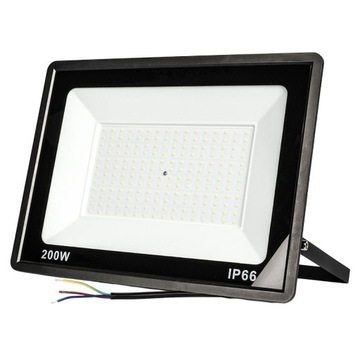 ГАЛОГЕННЫЙ РЕФЛЕКТОР СВЕТОДИОДНЫЙ НАРУЖНЫЙ ПРОЖЕКТОР ТОНКАЯ ЛАМПА IP66 200ВТ 6000К