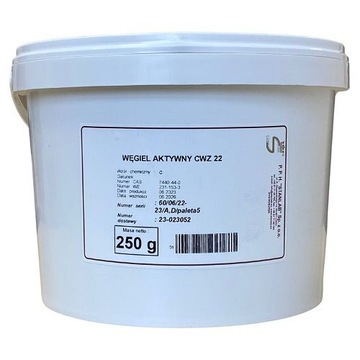 Węgiel aktywny CWZ 22 250g Naturalnie Zdrowe