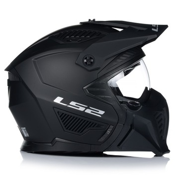 МОТОЦИКЛЬНЫЙ ШЛЕМ 4в1 LS2 OF606 МАТОВЫЙ СЪЕМНЫЙ ВИЗОР + 2x СТЕКЛА