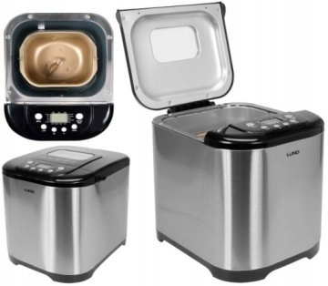 WYPIEKACZ DO CHLEBA CIASTA 650W 15 PROGRAMÓW LUND